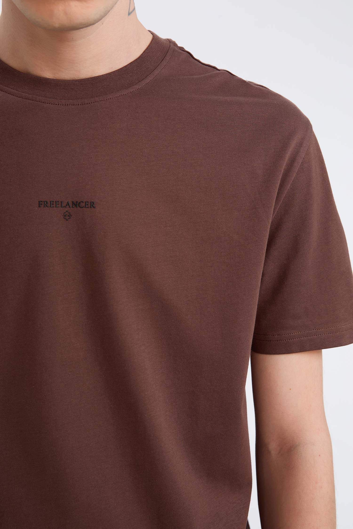 Regular Fit Crew Neck Printed T-Shirt