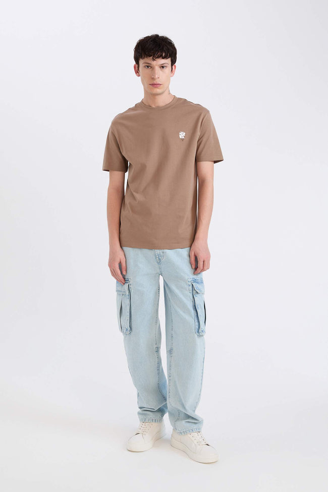 Regular Fit Crew Neck Printed T-Shirt Main Image