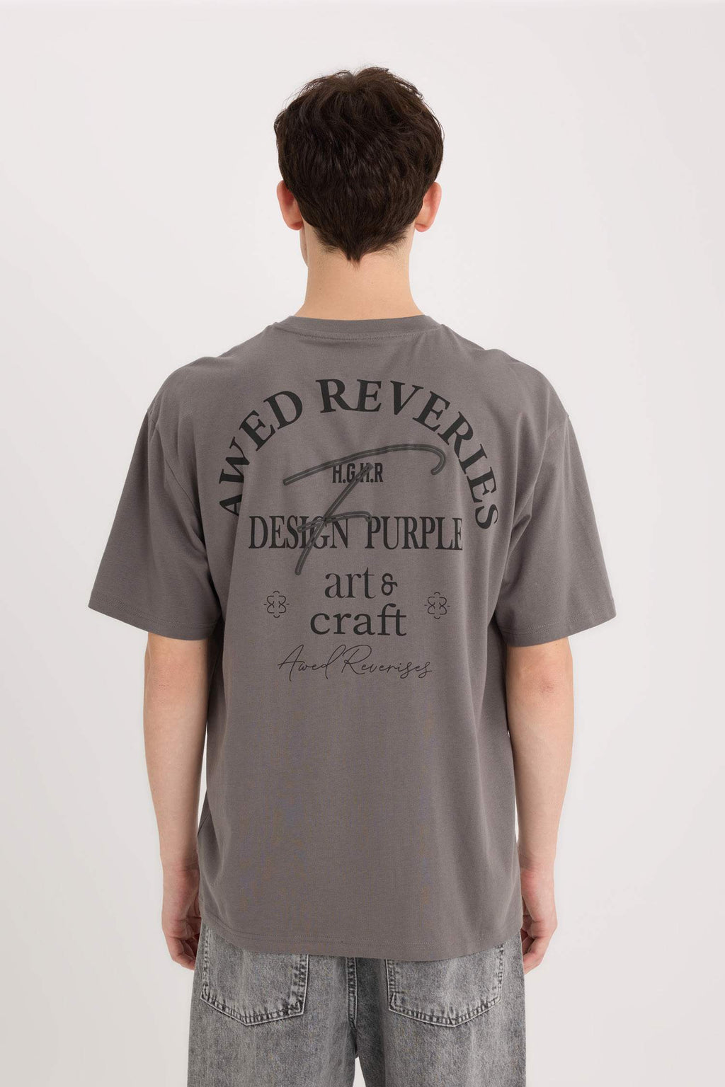 Comfort Fit Crew Neck Printed T-Shirt