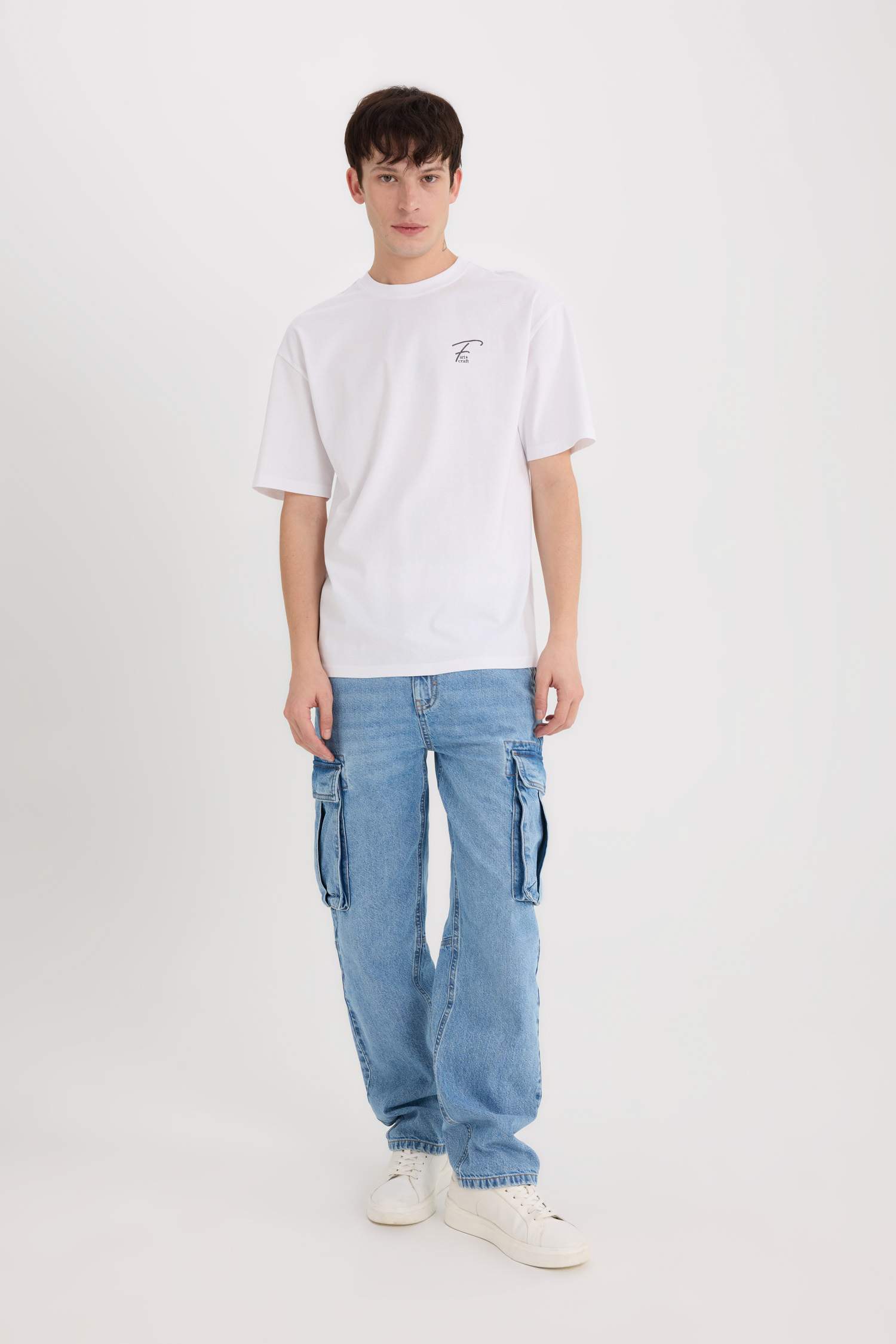 Comfort Fit Crew Neck Printed T-Shirt