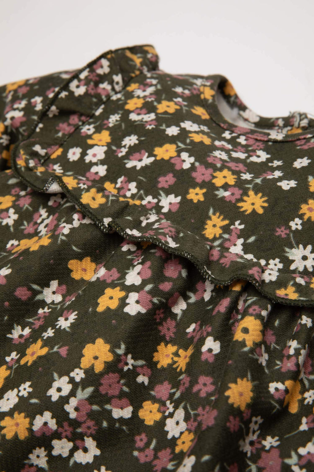 Baby Girl Patterned Long Sleeve Dress