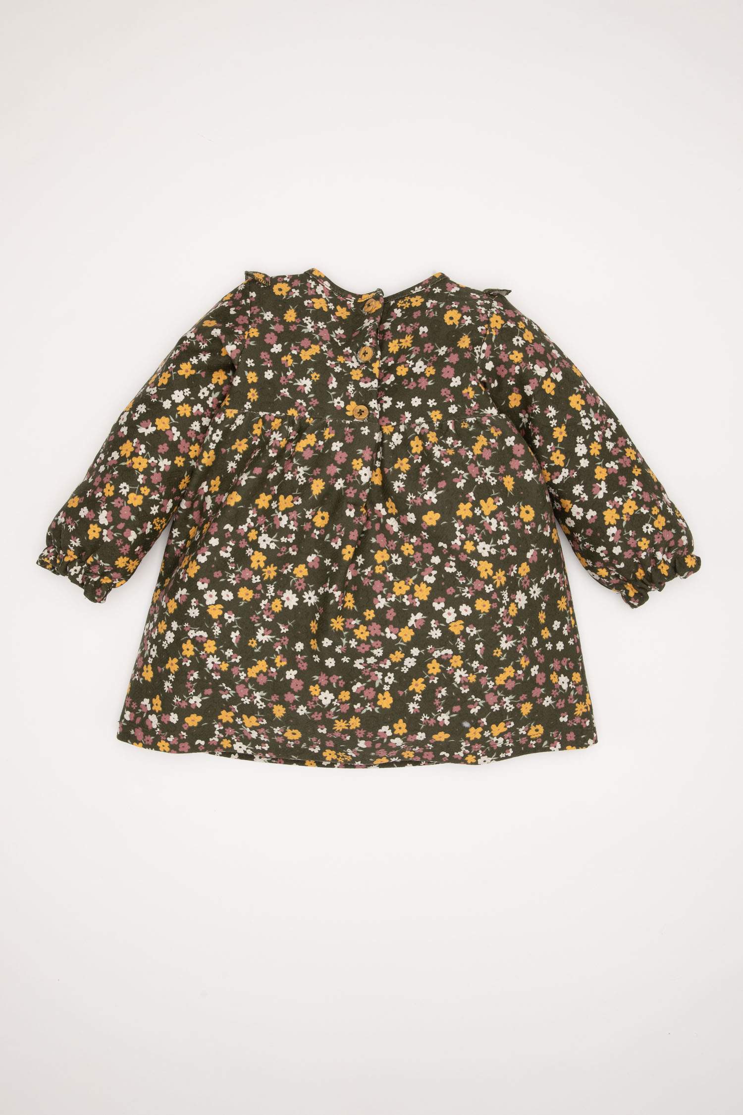 Baby Girl Patterned Long Sleeve Dress