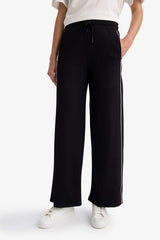 Straight Fit Sweatpants with Pockets