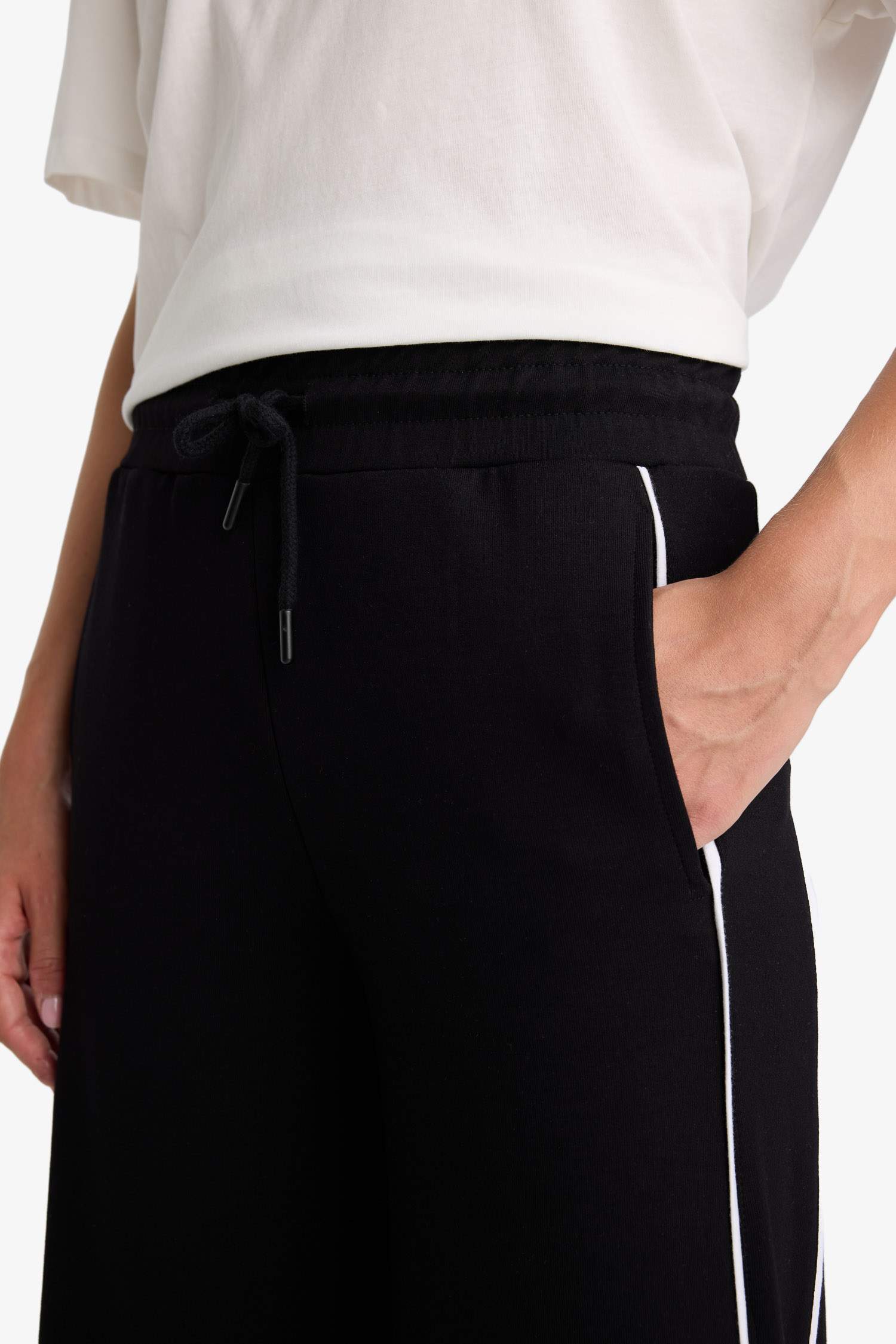 Straight Fit Sweatpants with Pockets