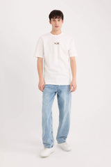 100% Cotton Batman 85 Boxy Fit Crew Neck Back Printed Short Sleeve T-Shirt