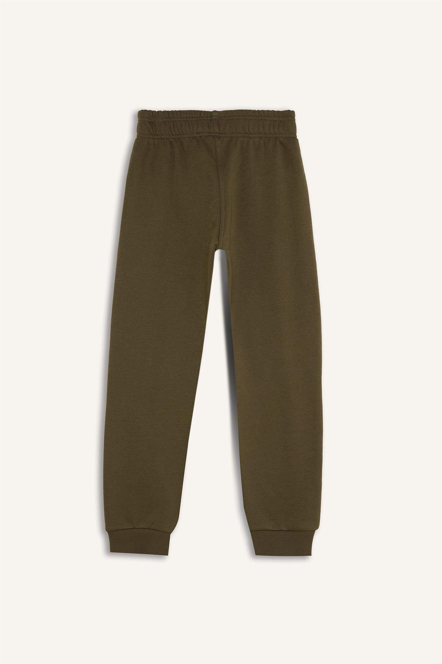 Girls Printed Jogger Sweatpants with Elastic Waist and Cuffs