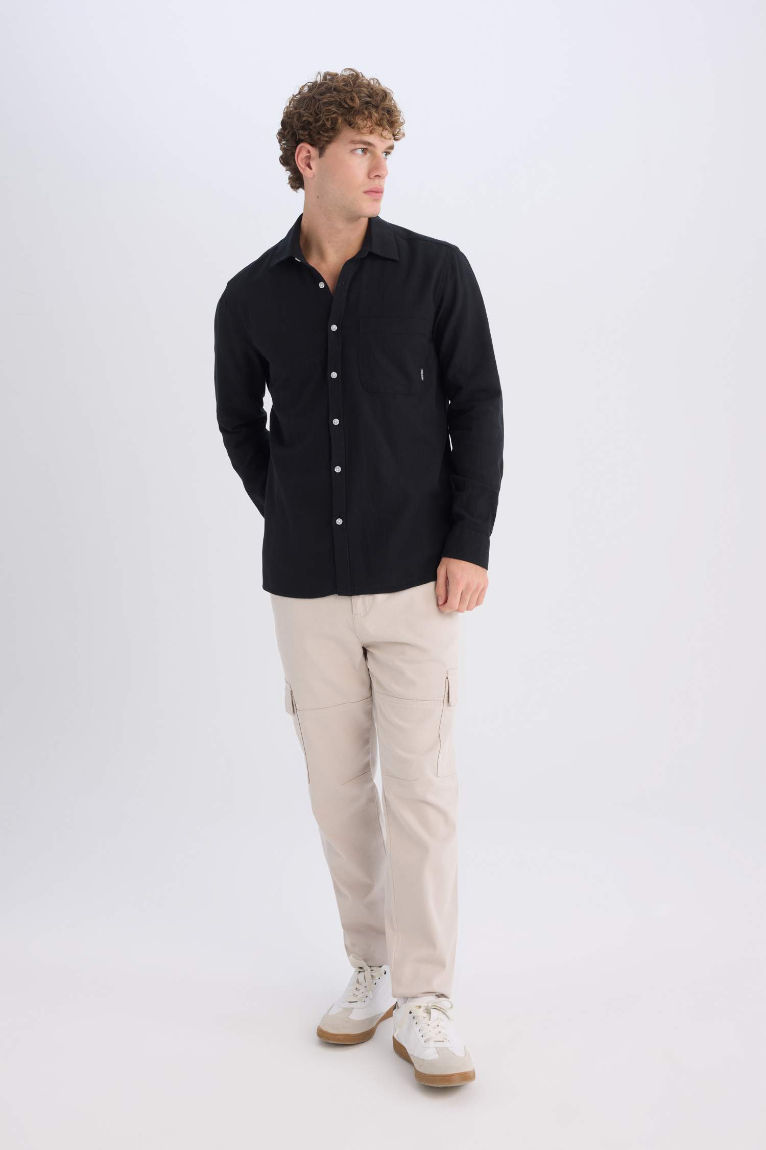 Regular Fit Cotton Long Sleeve Shirt