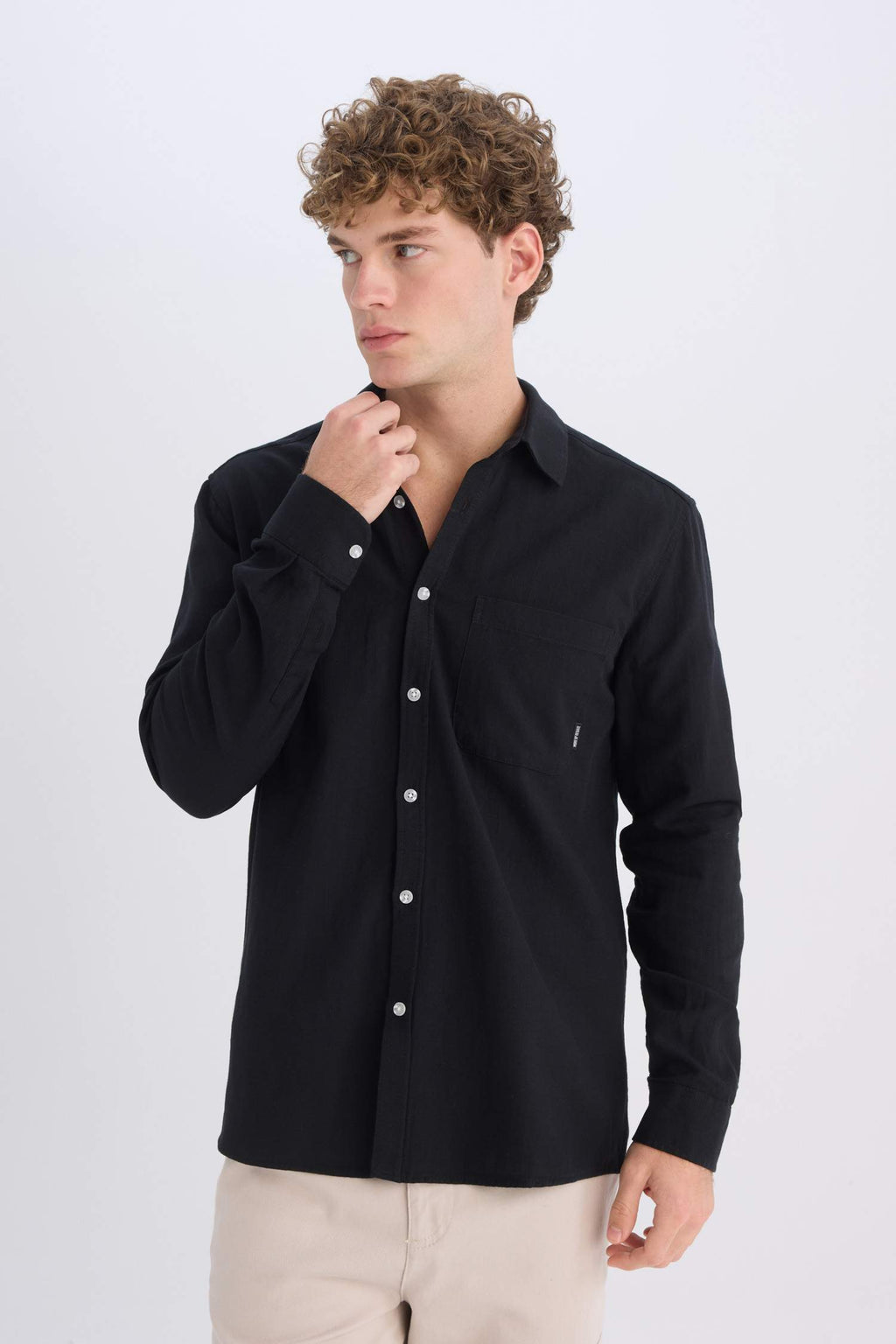Regular Fit Cotton Long Sleeve Shirt