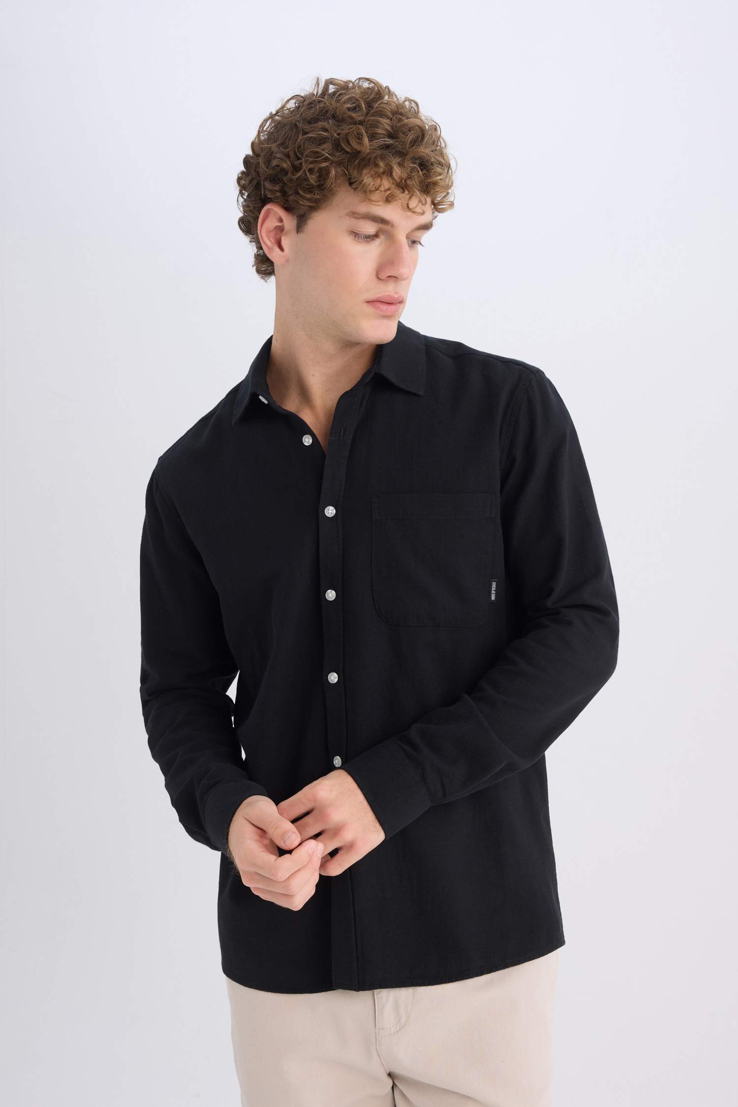 Regular Fit Cotton Long Sleeve Shirt
