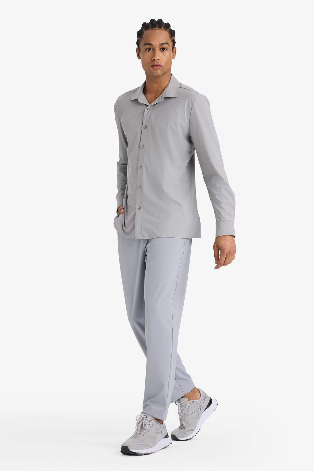 Slim Fit Narrow Cut Standard Leg Athletic Jogger Sweatpants