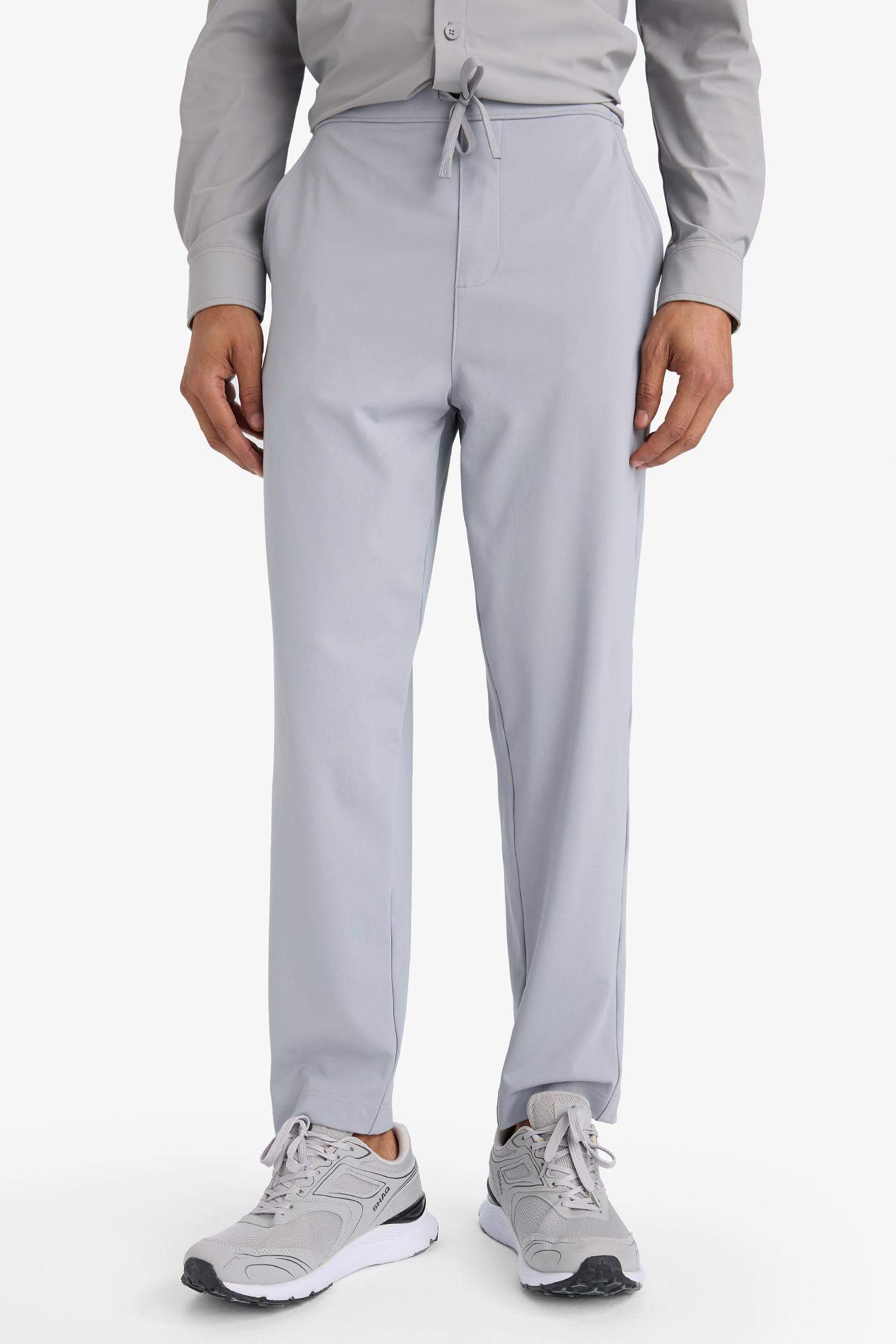 Slim Fit Narrow Cut Standard Leg Athletic Jogger Sweatpants