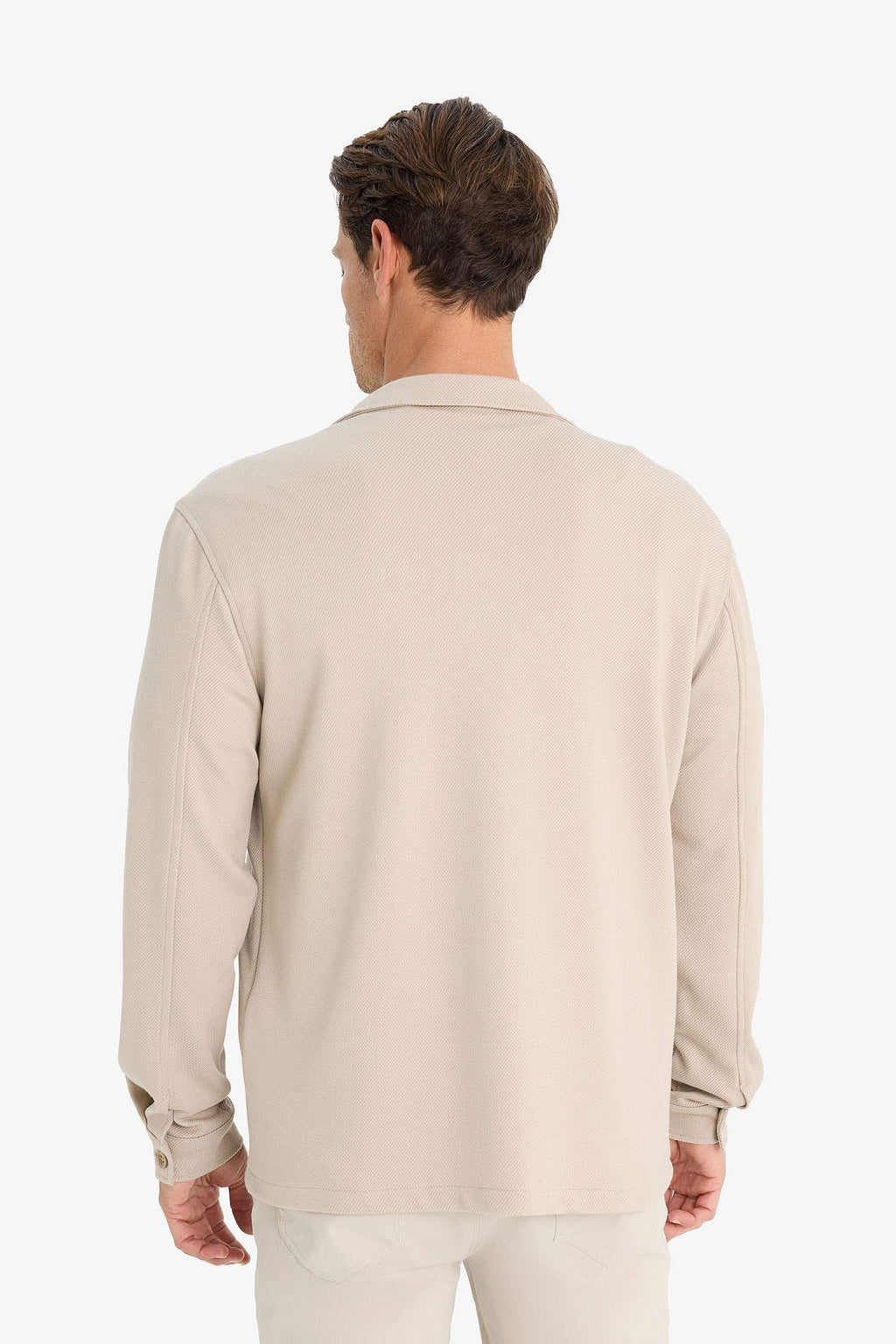 Regular Fit Polo Shirt Jacket