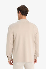 Regular Fit Polo Shirt Jacket