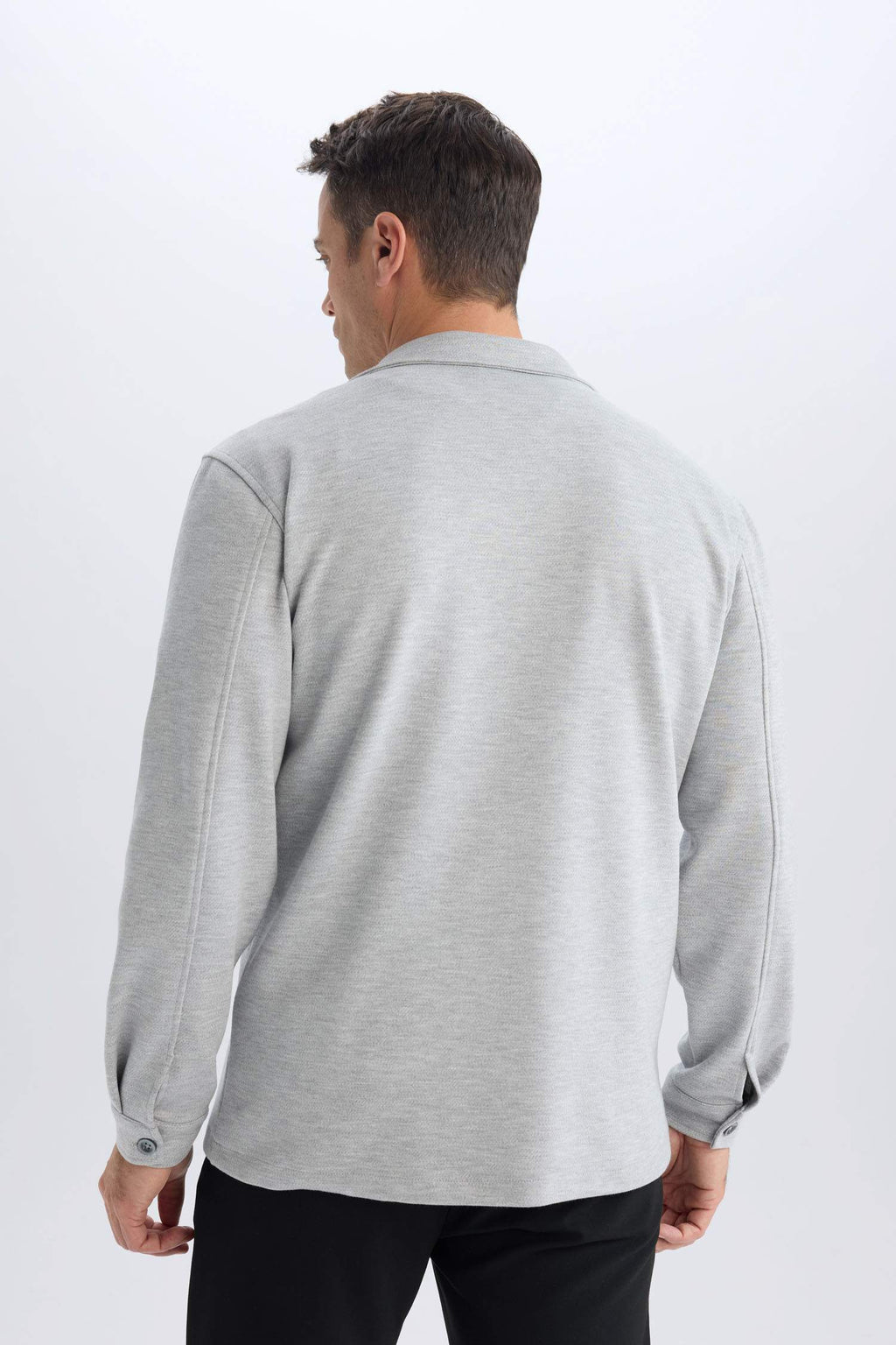 Regular Fit Polo Shirt Jacket