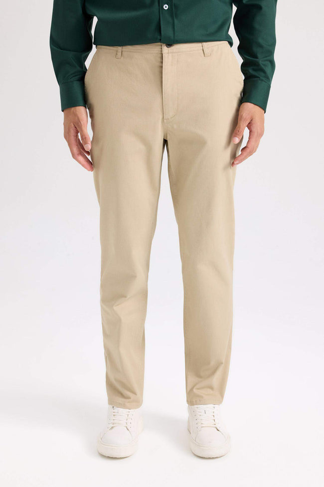 Regular Hem Chino Pants Hover Image