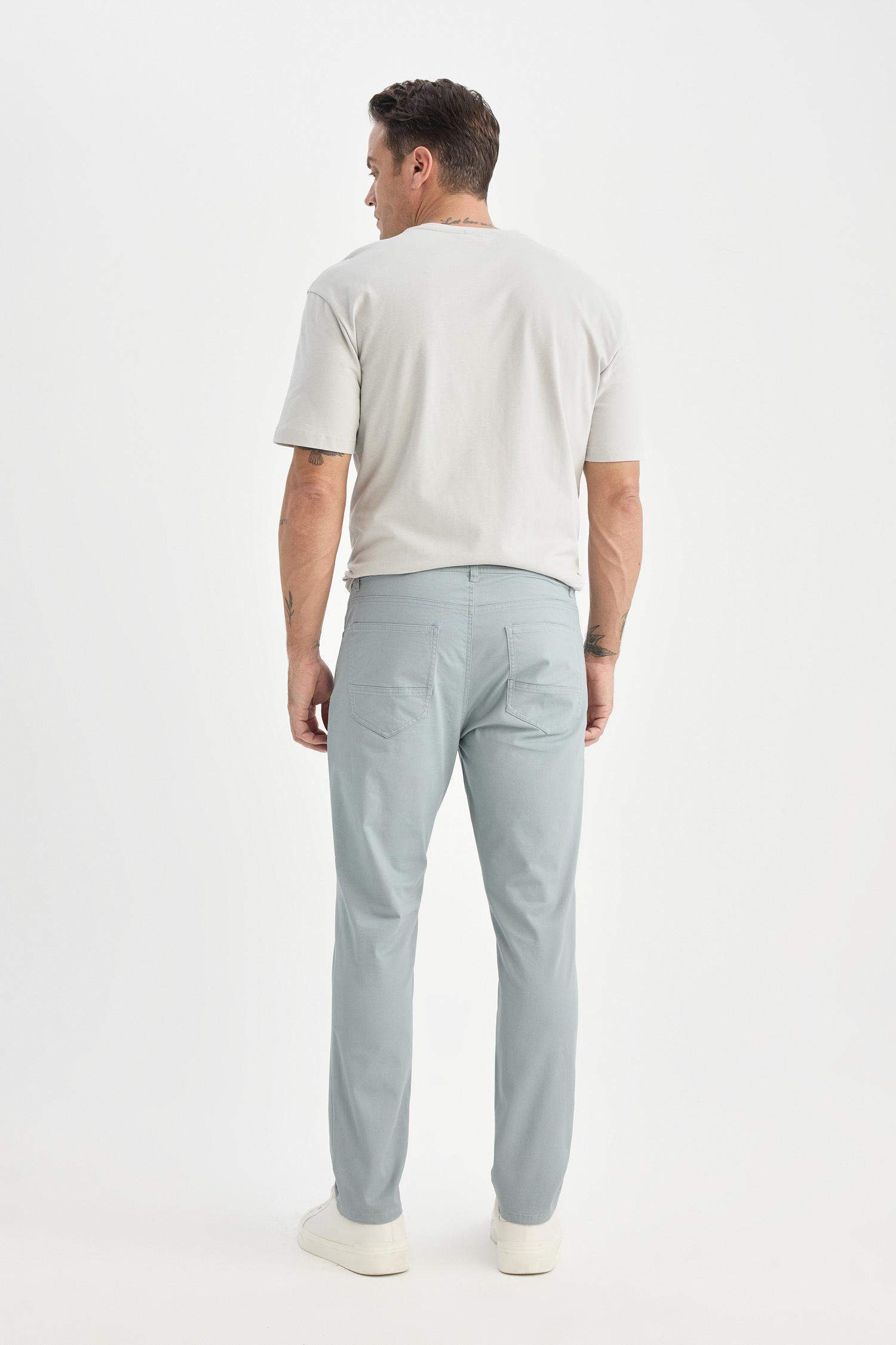 Regular Hem Chino Pants