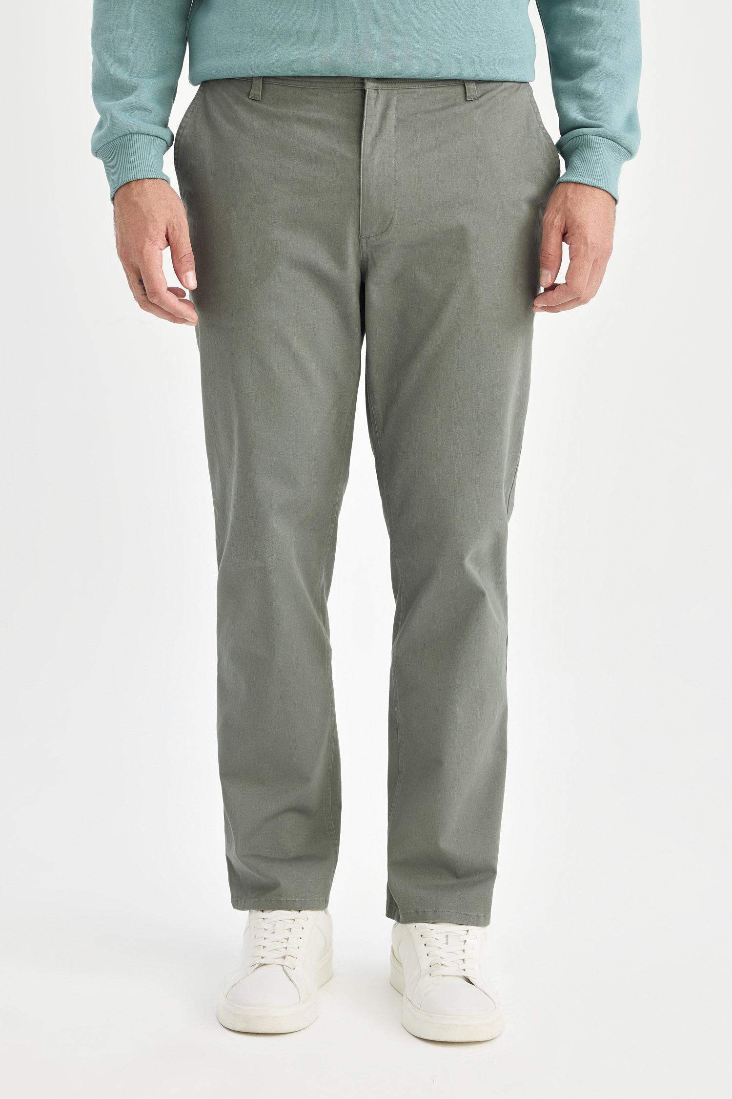 Regular Hem Chino Pants
