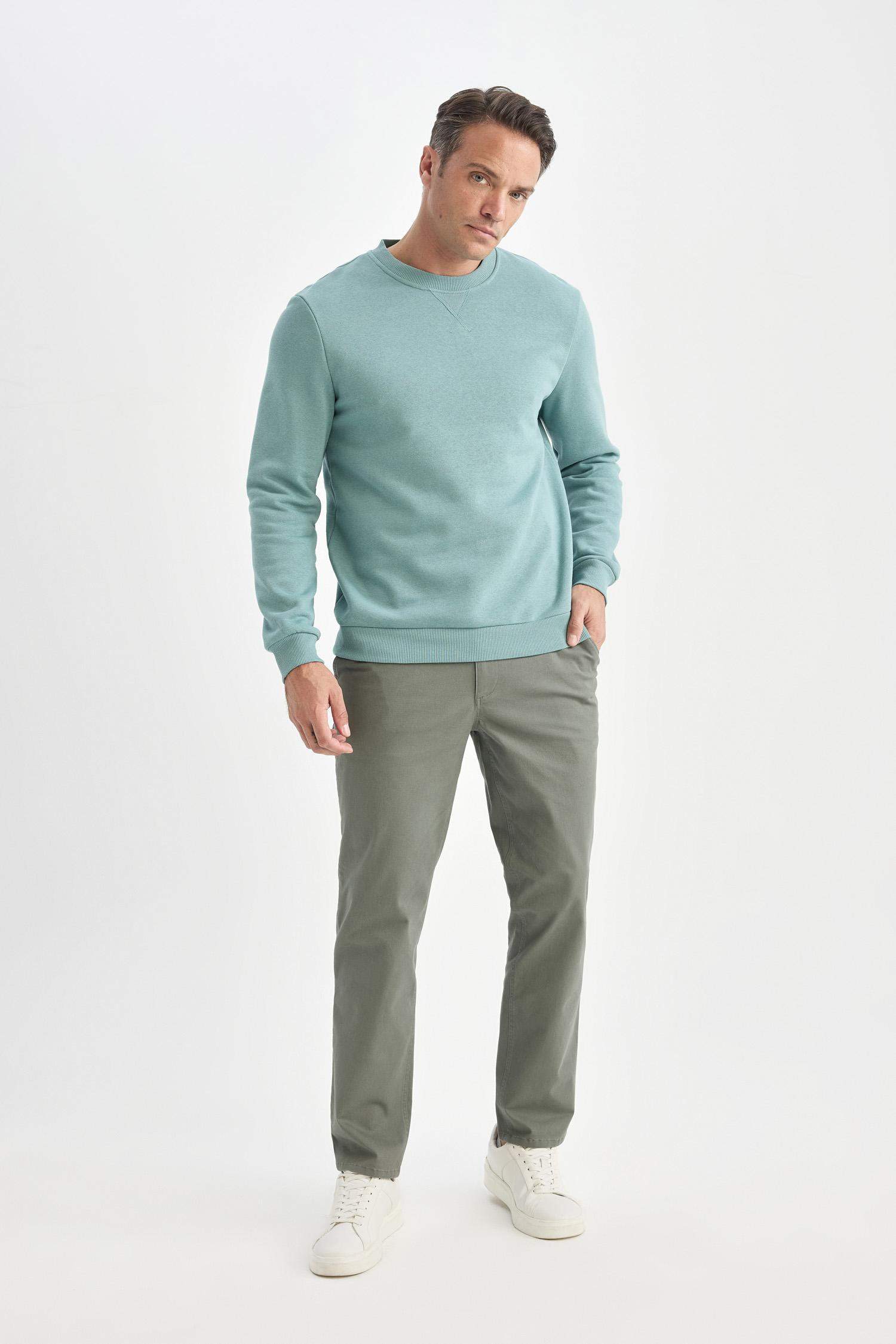 Regular Hem Chino Pants