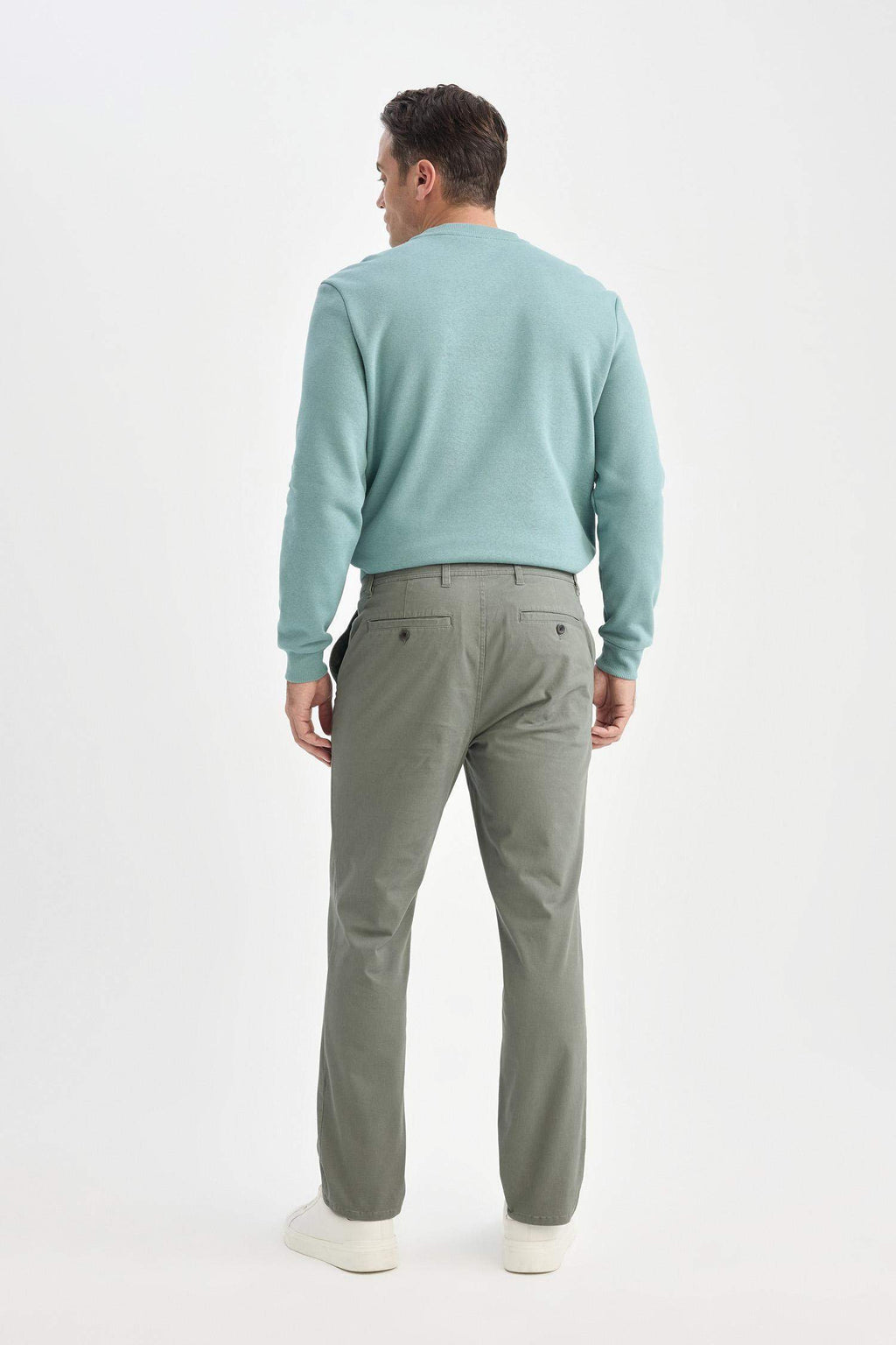 Regular Hem Chino Pants