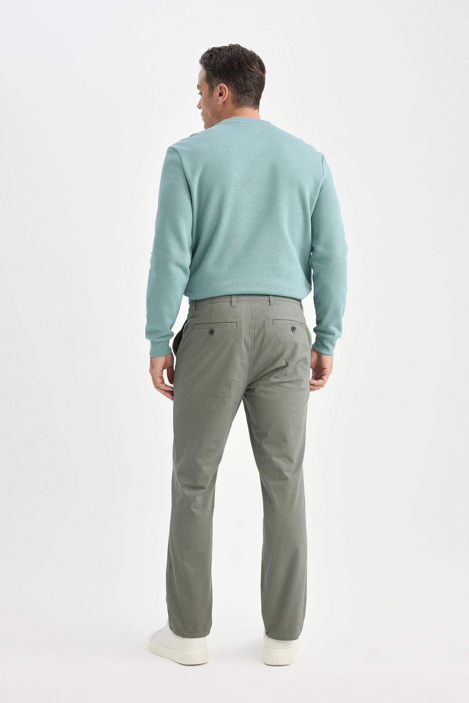 Regular Hem Chino Pants