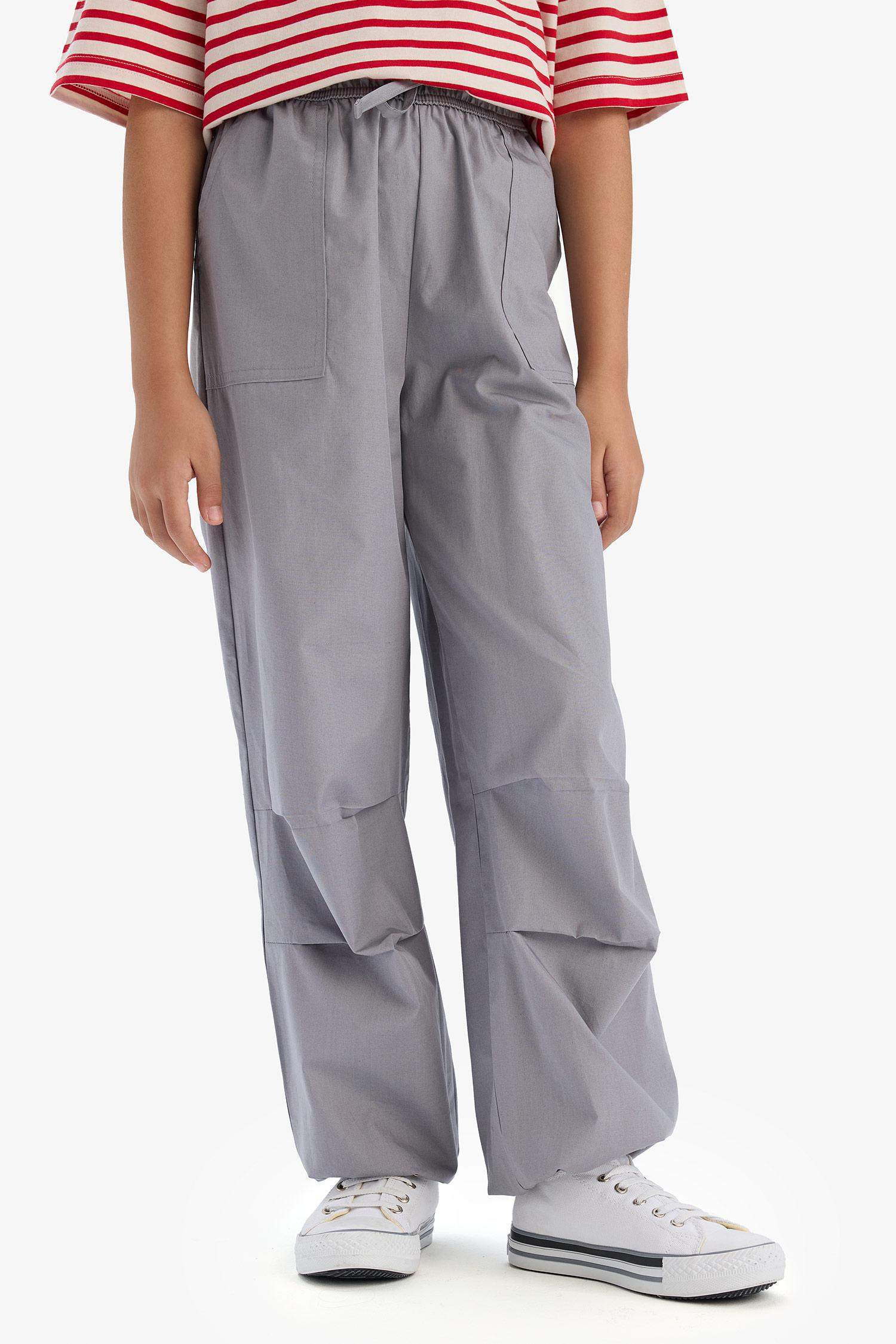 Girls Parachute Jogger Legs Cotton Pants