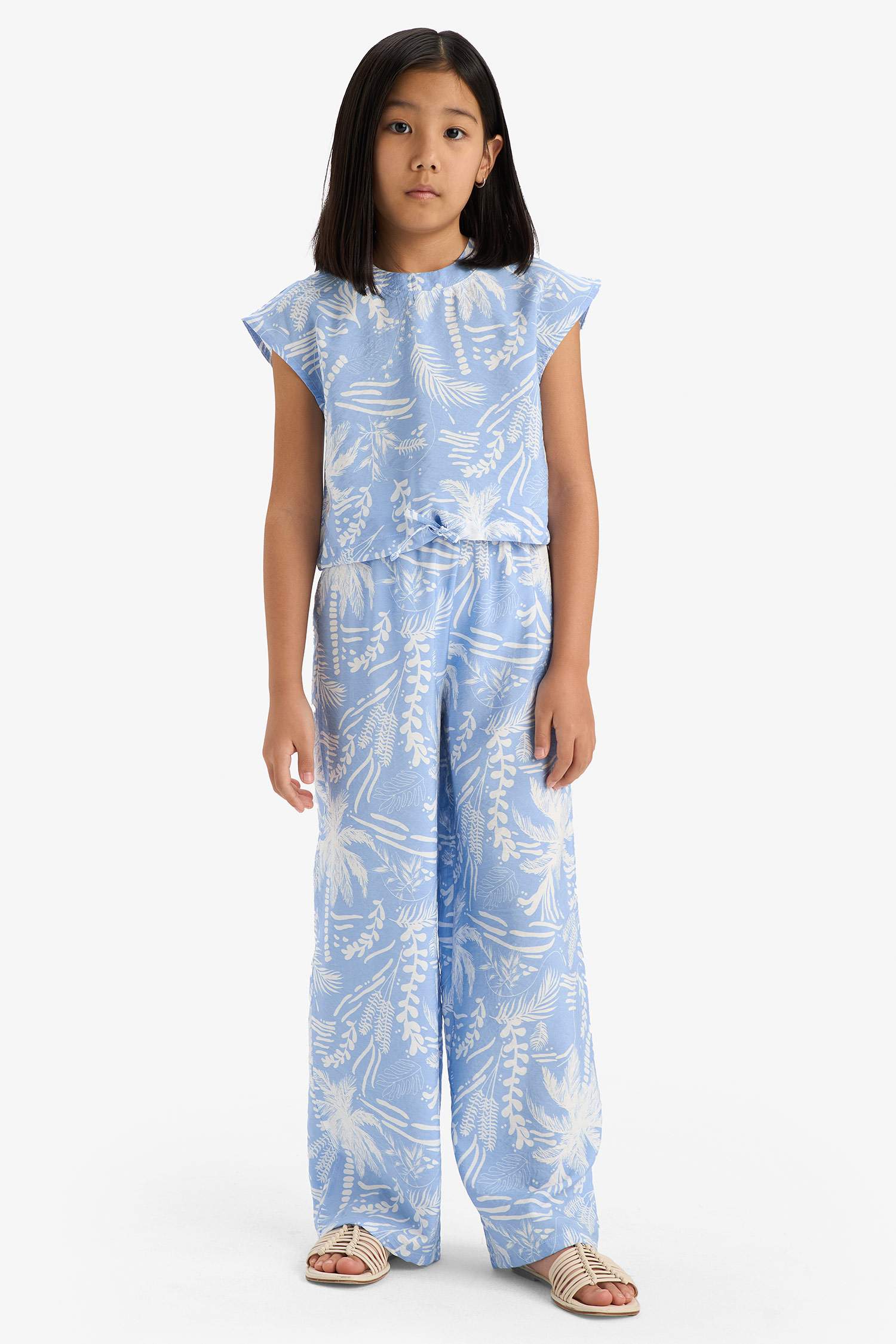 Girl Palazzo Wide Leg Trousers