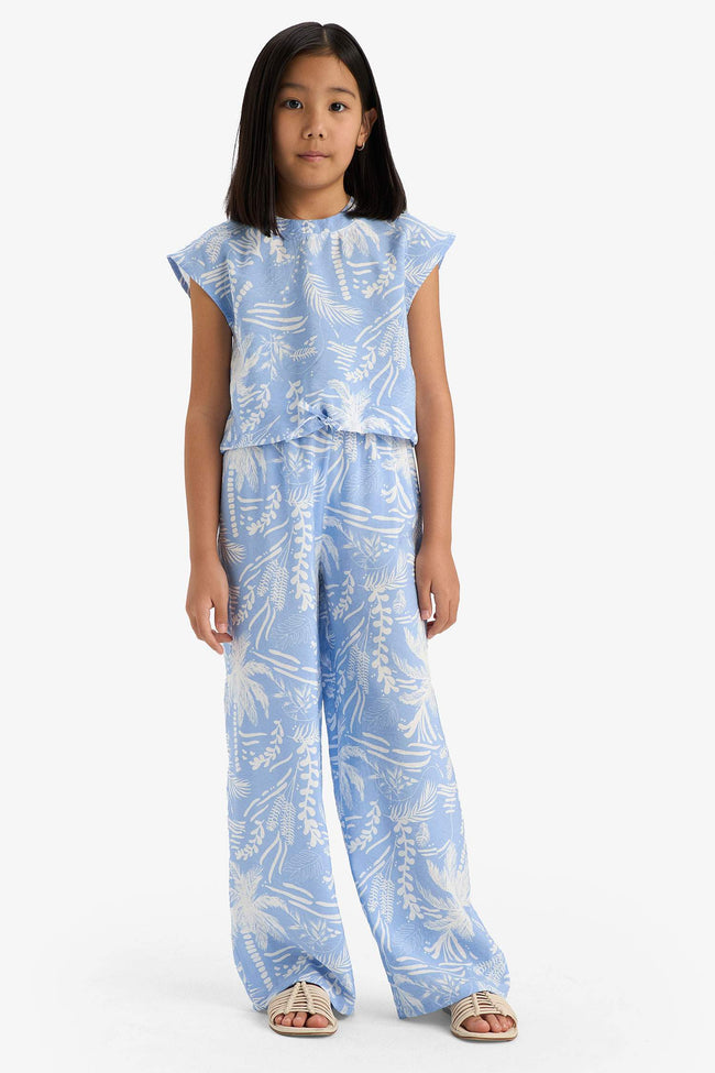 Girl Palazzo Wide Leg Trousers Main Image