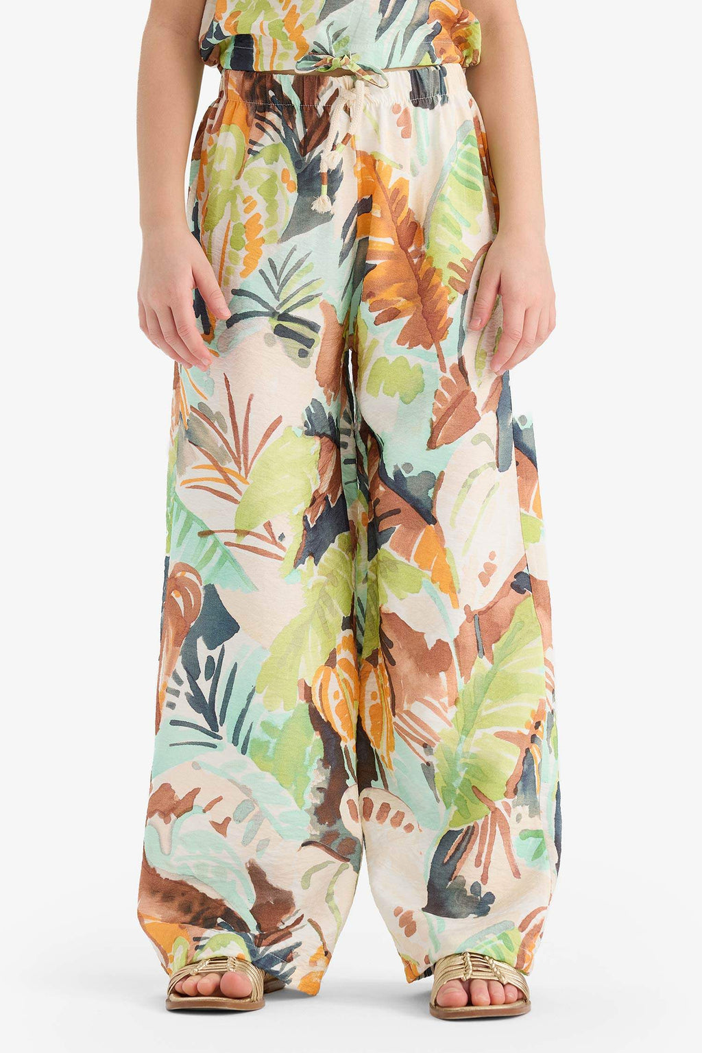 Girl Palazzo Wide Leg Trousers