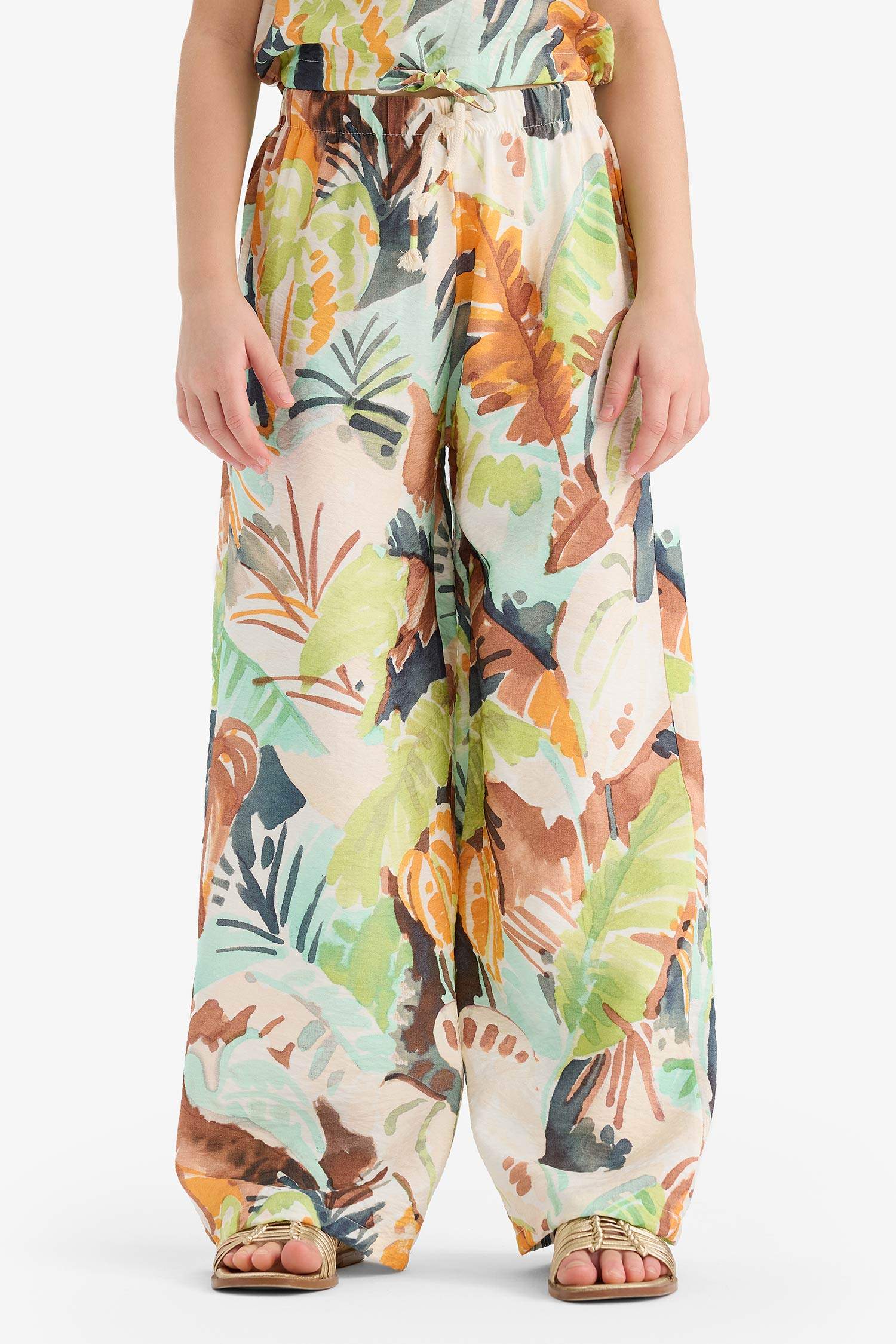 Girl Palazzo Wide Leg Trousers