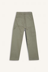 Boy Wide Leg Standard Leg Gabardine Trousers