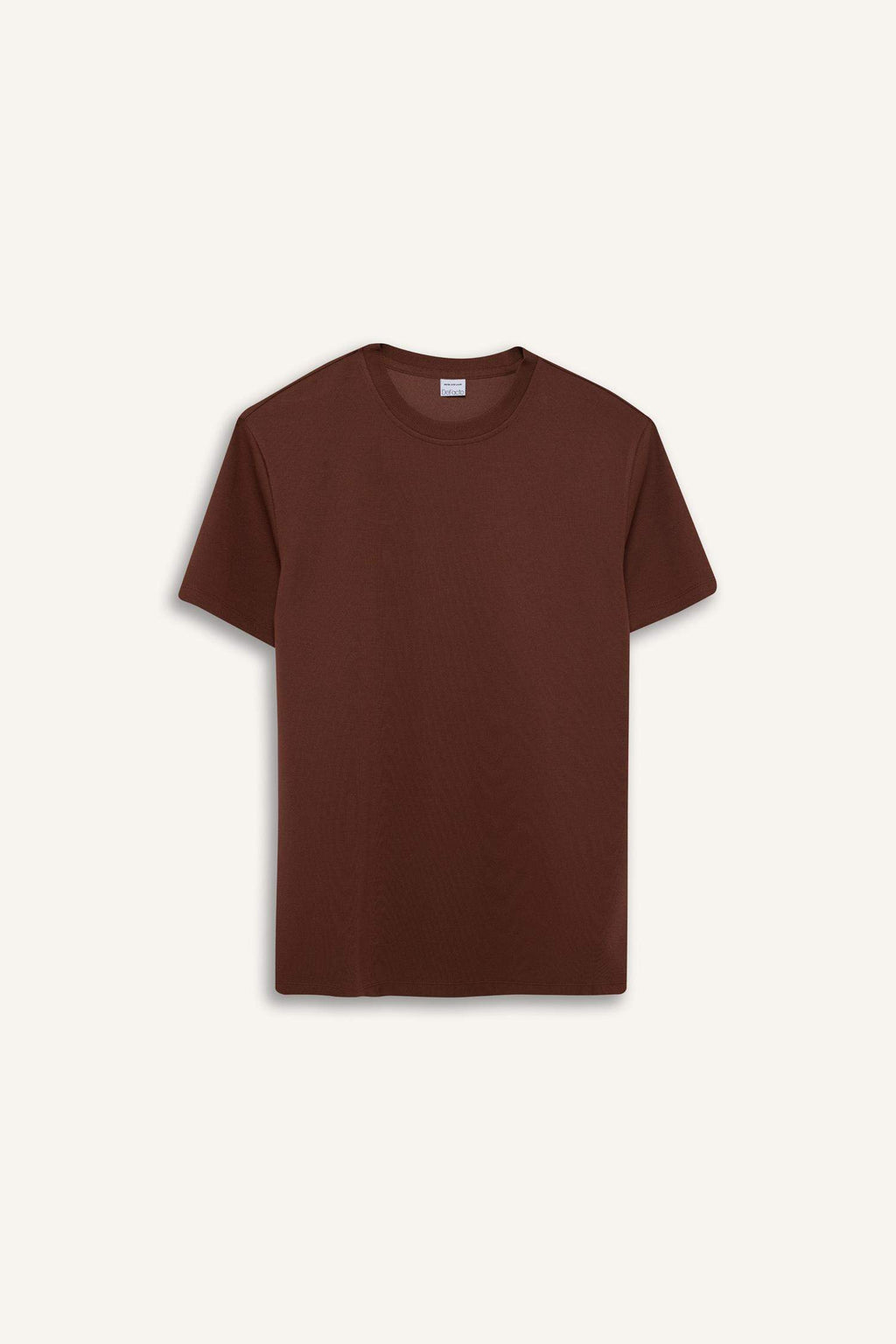 Regular Fit Crew Neck Twill T-Shirt