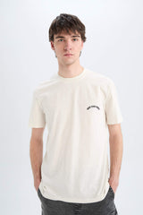 100% Cotton New Regular Fit Cycling Collar Short Sleeve Jacquard T-shirt