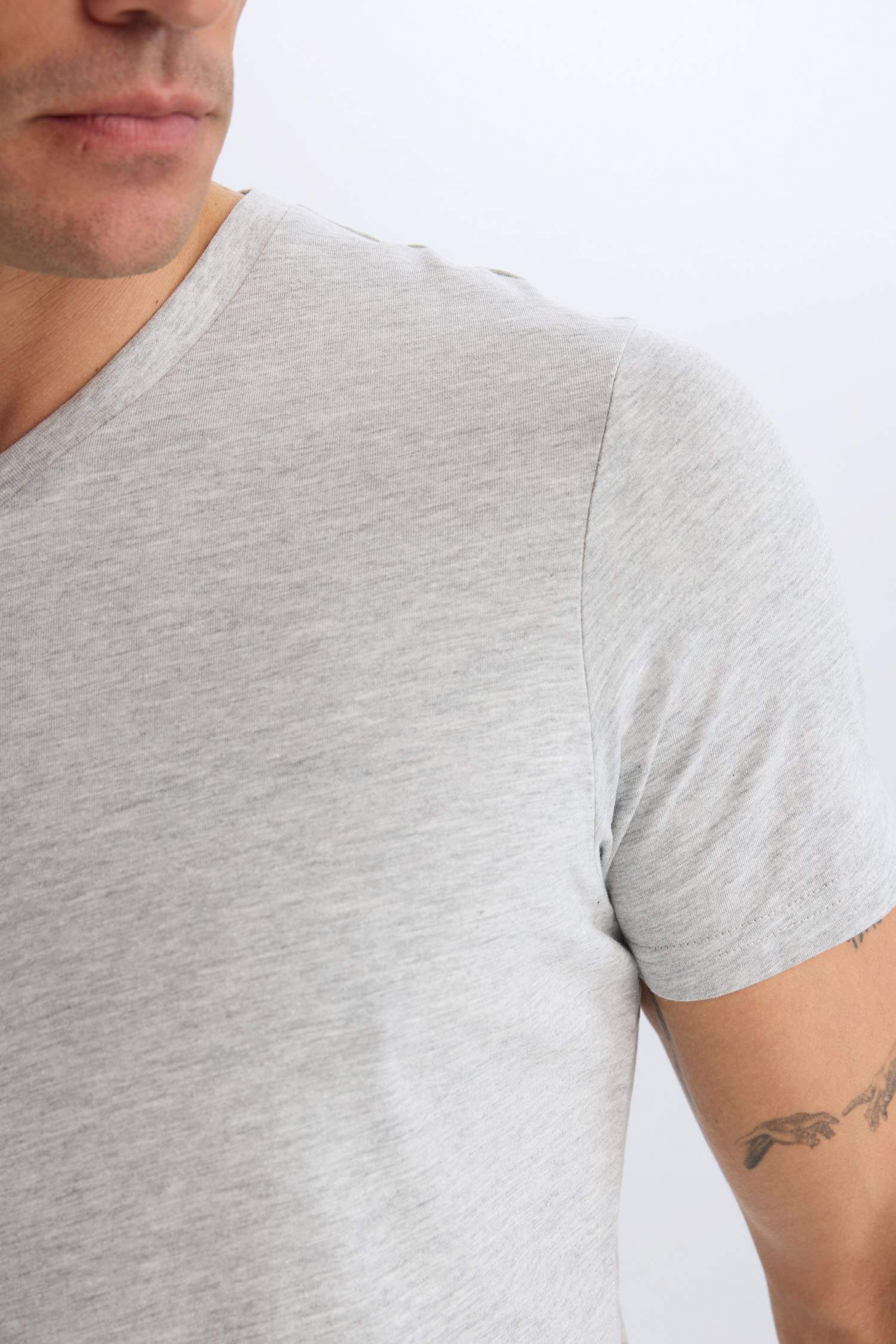 New Regular Fit V-Neck T-Shirt