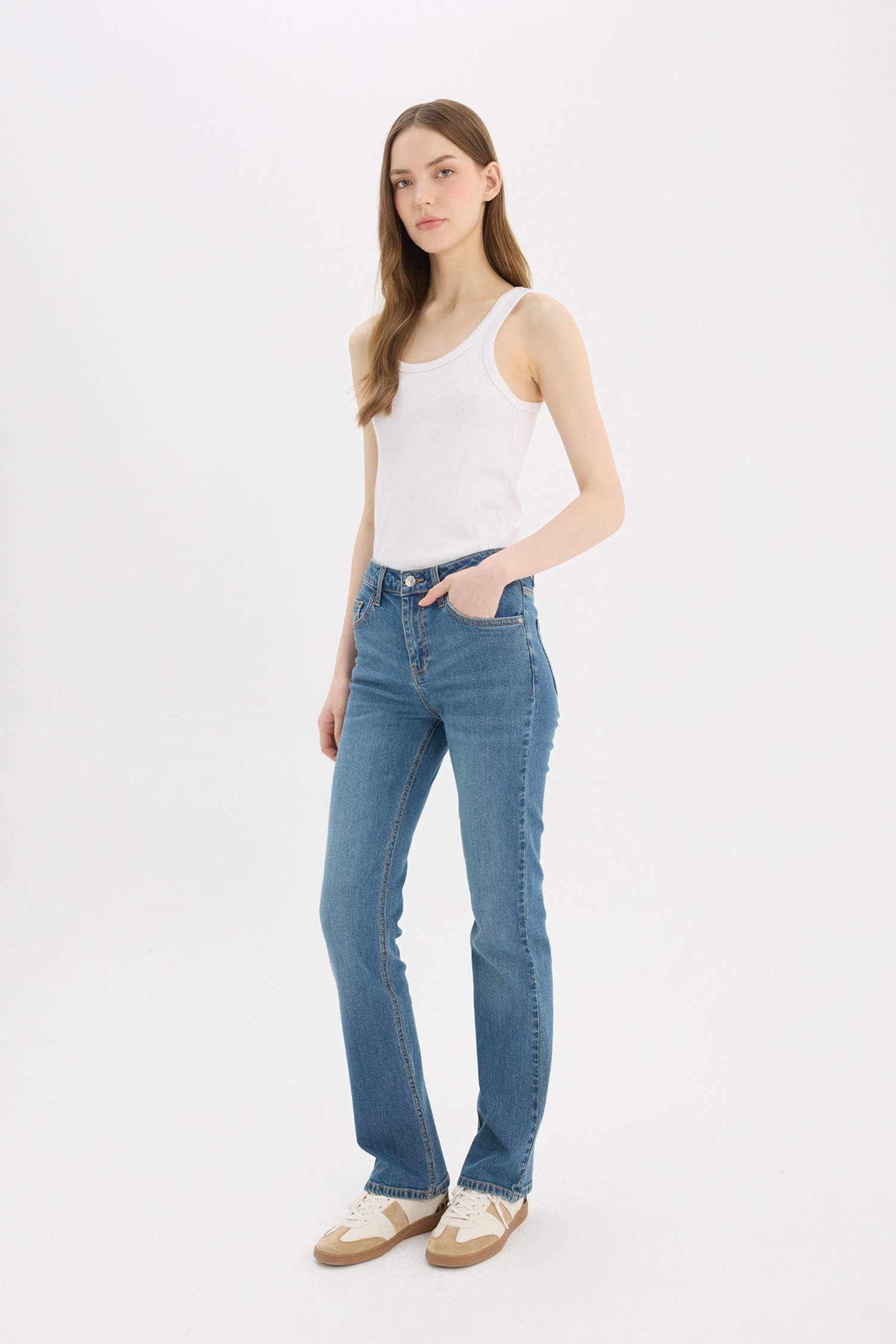High Waist Wide Leg Jeans