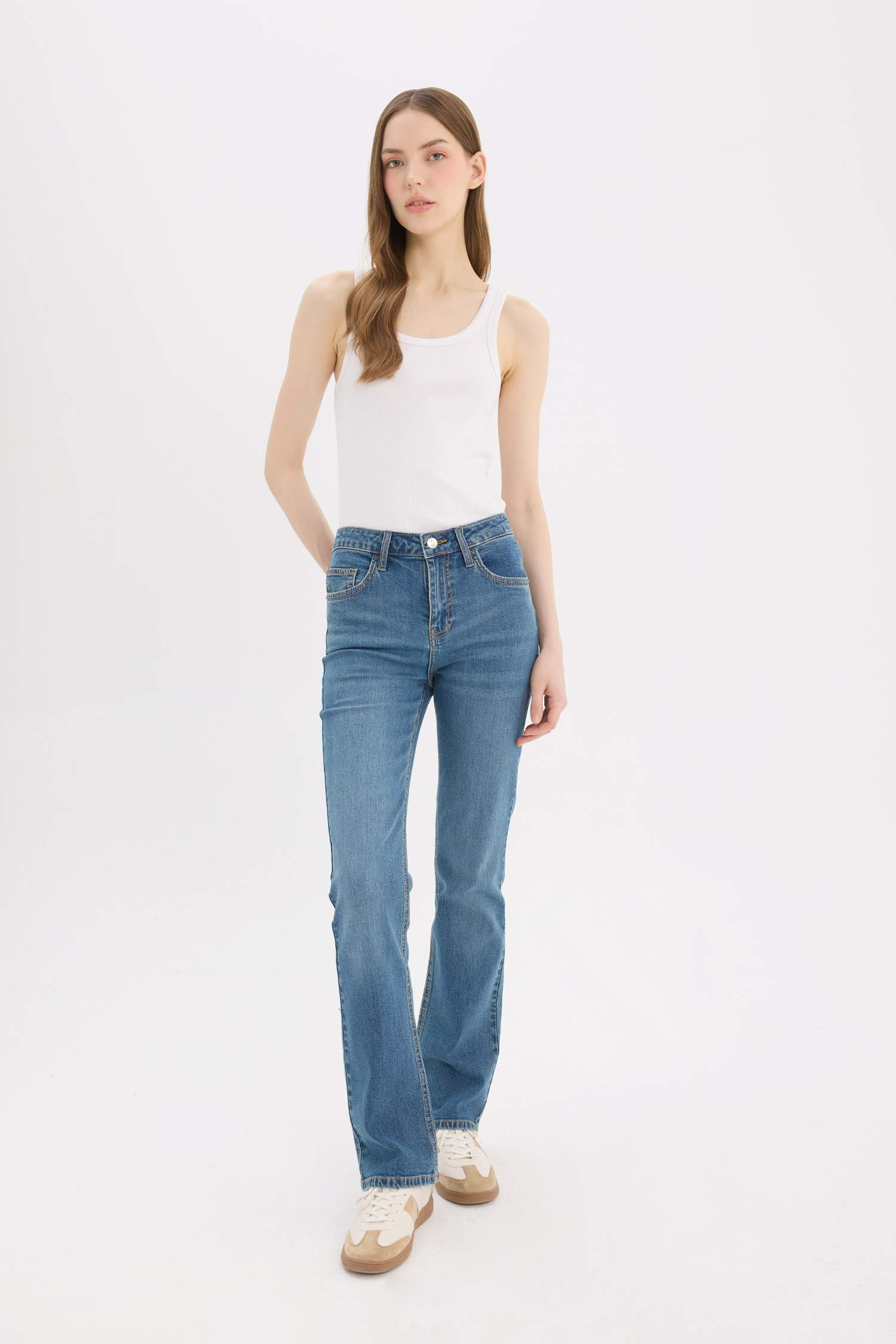 High Waist Wide Leg Jeans