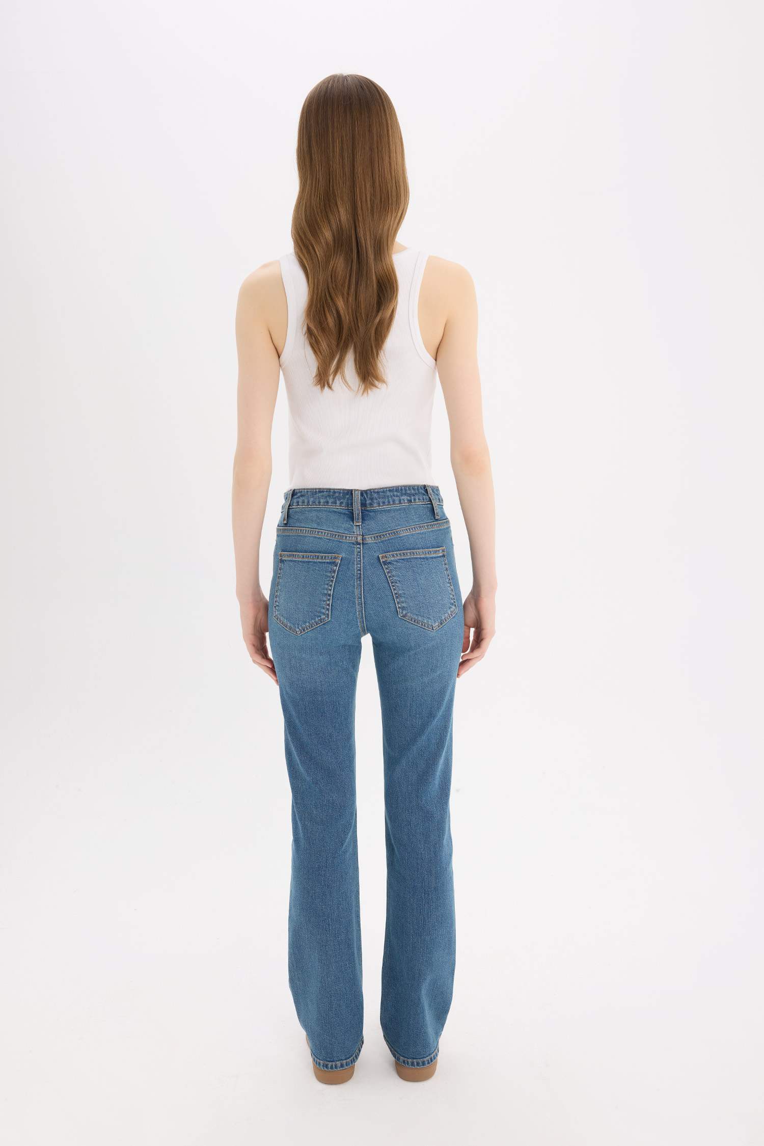 High Waist Wide Leg Jeans