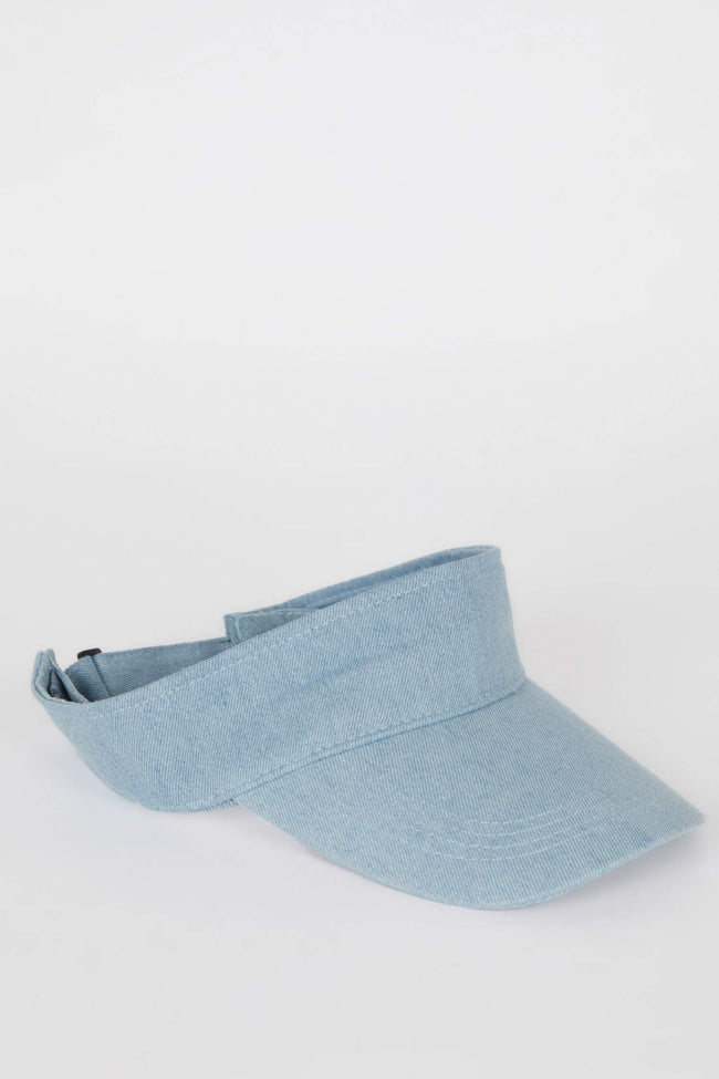 Woven Visor Hat for Women Main Image