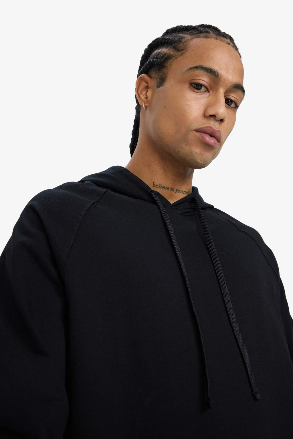 DeFactoFit Standard Fit Hooded Sports Sweatshirt