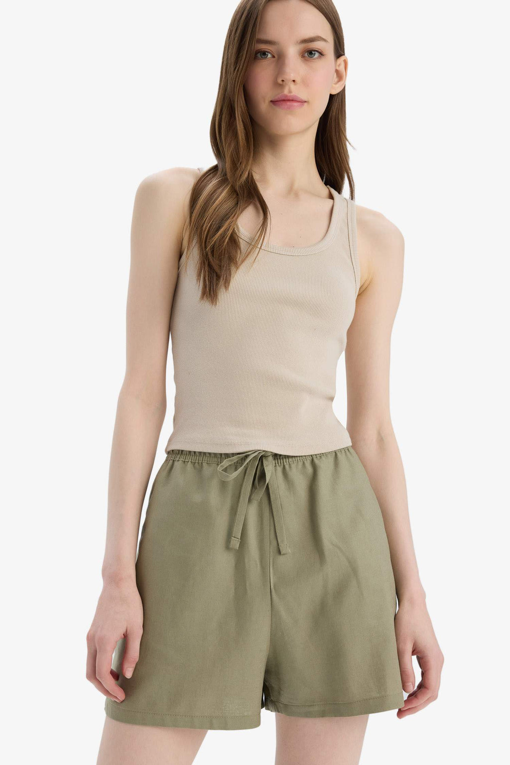 Normal Waist Short Leg Shorts