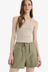 Normal Waist Short Leg Shorts