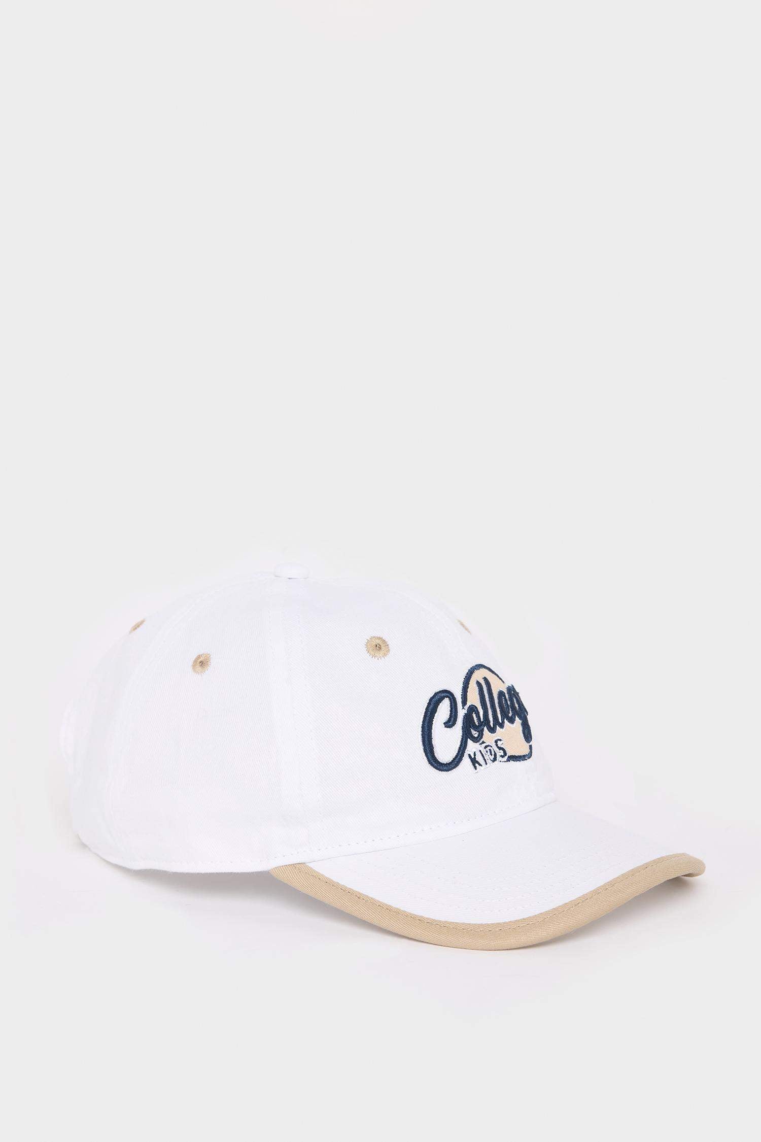 Boys Embroidered Cotton Cap Hat