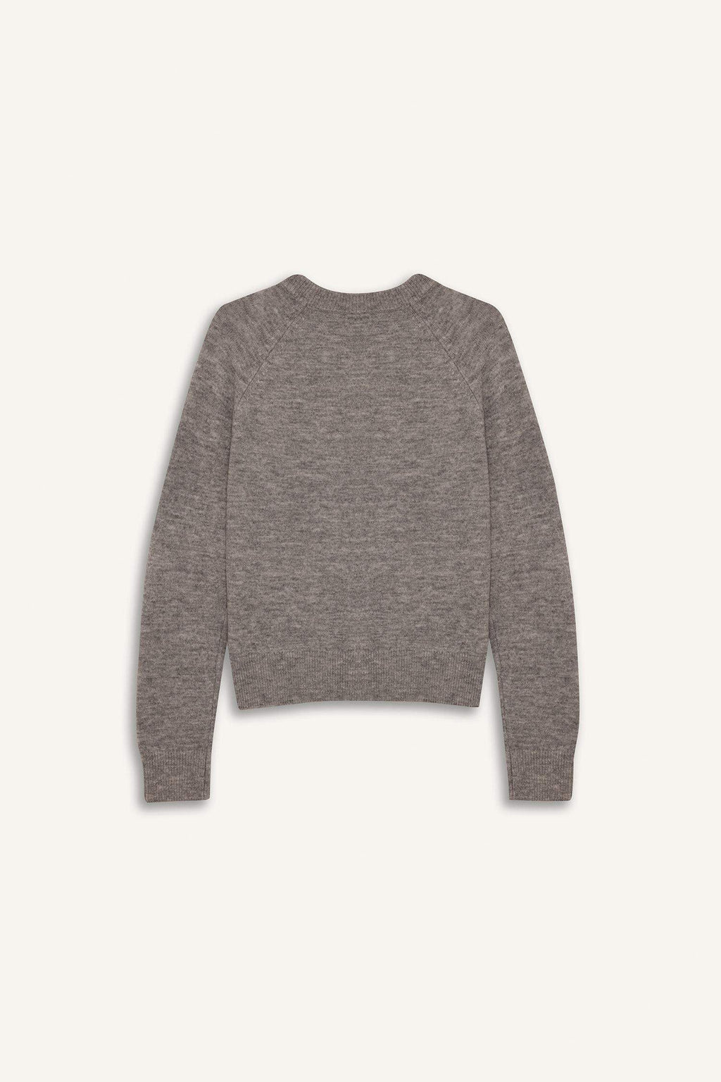 Regular Fit Crew Neck Basic Plain Soft Touch Knit Sweater