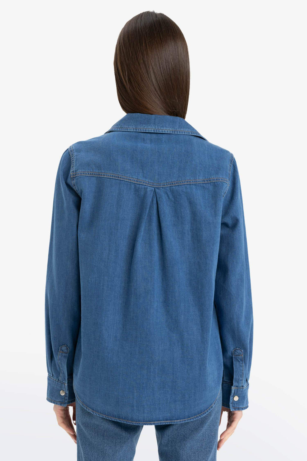 Slim Fit Slim Cut Jean Shirt