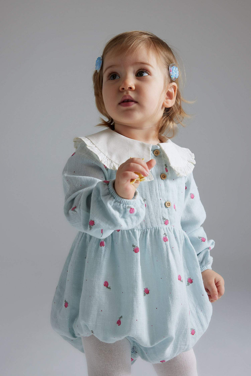 Baby Girl Newborn Floral Muslin 2-Pack Jumpsuit