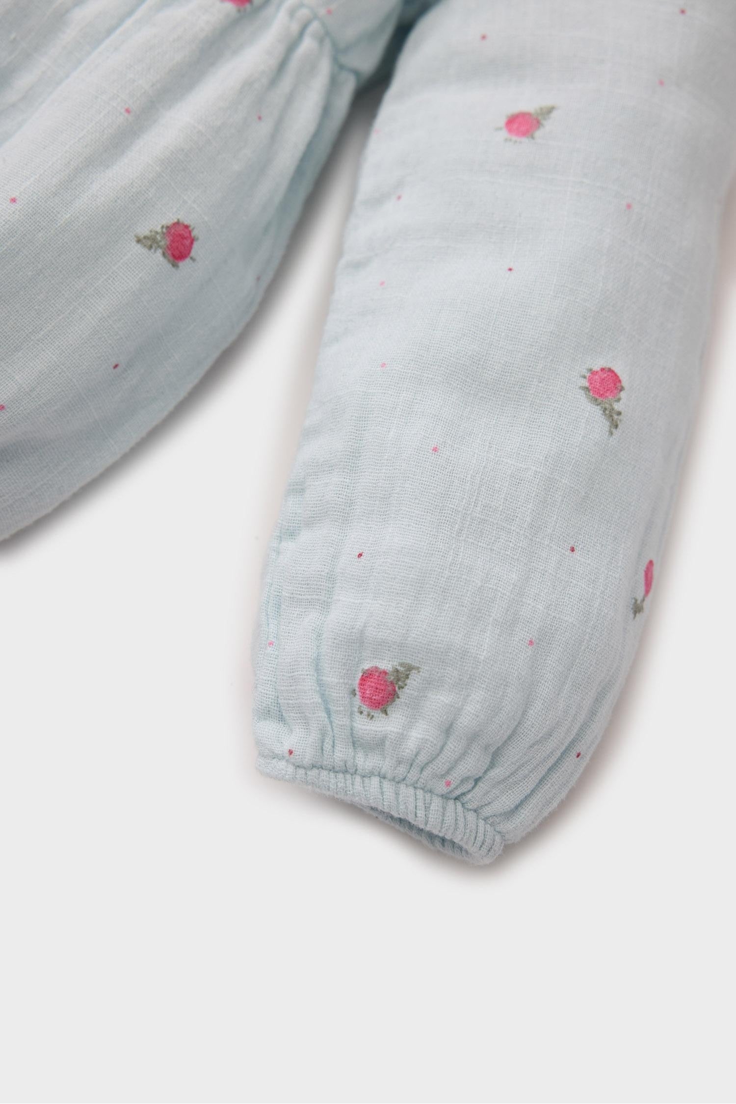 Baby Girl Newborn Floral Muslin 2-Pack Jumpsuit