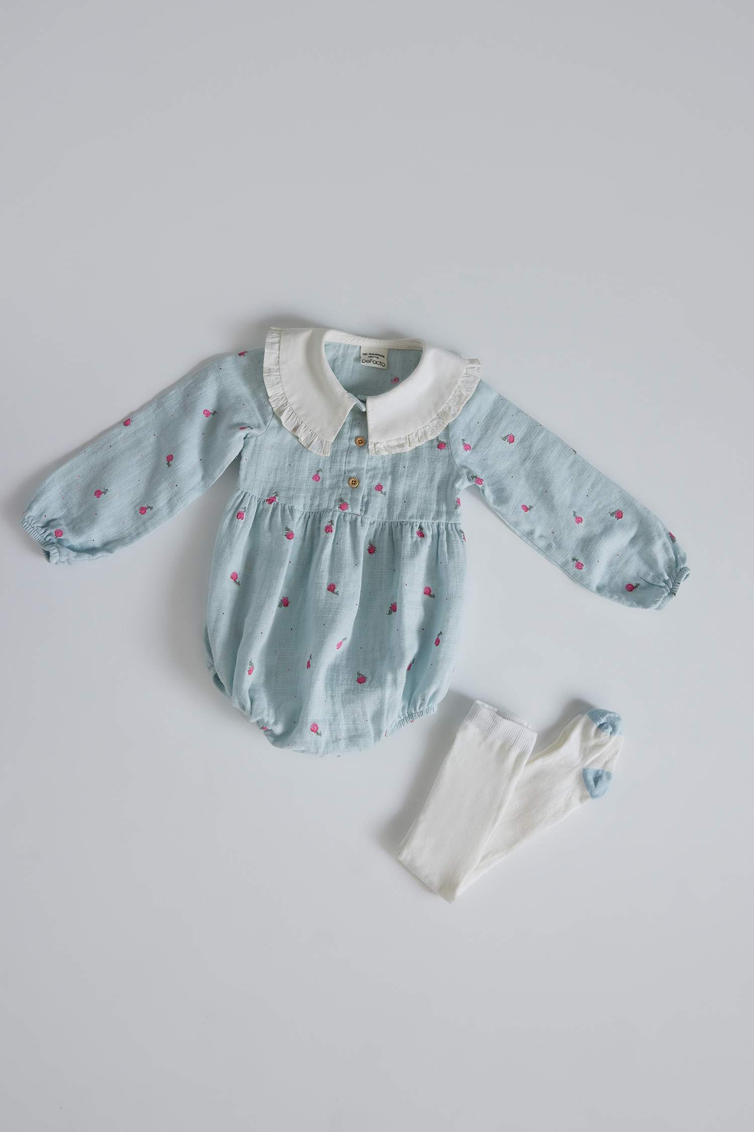 Baby Girl Newborn Floral Muslin 2-Pack Jumpsuit