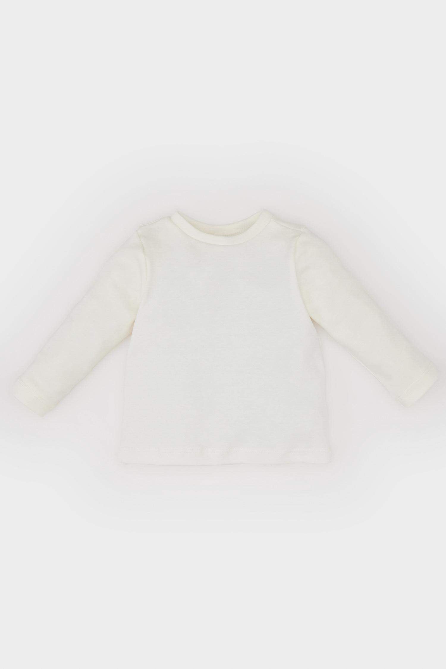 Girl Baby 3 Set Muslin Floral Long Sleeve T-shirt Salopet Dress Pantyhose