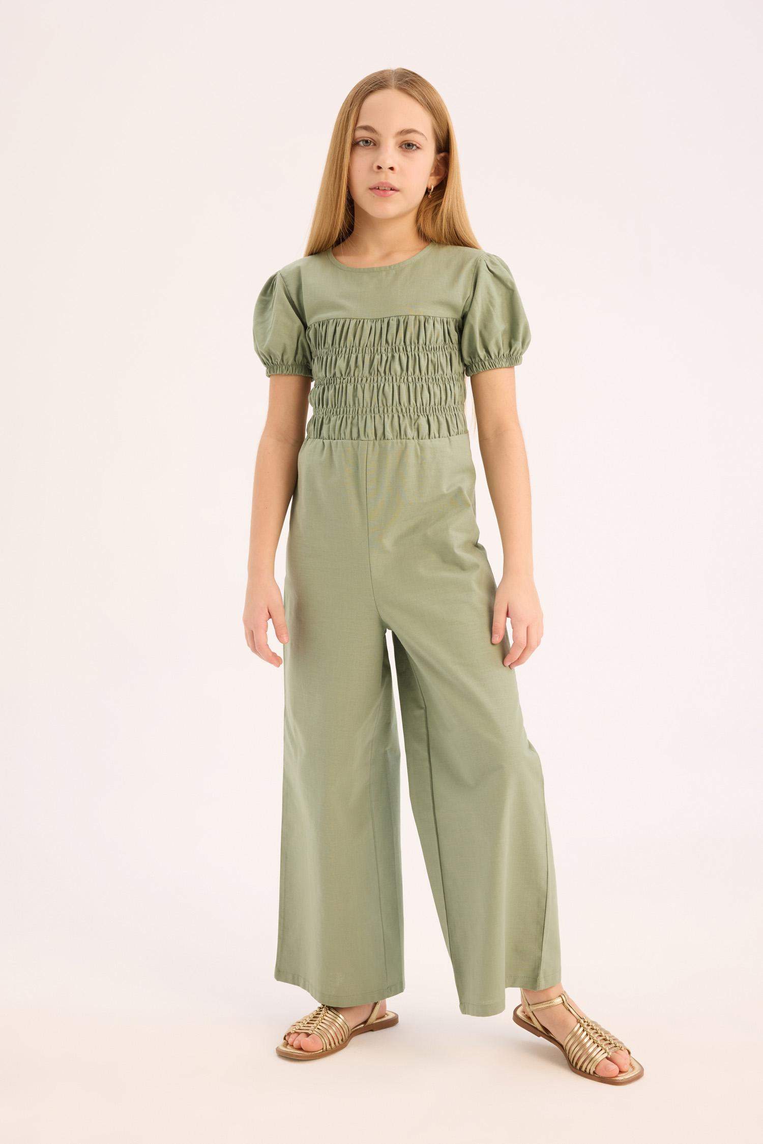 Girl Cotton Jumpsuit