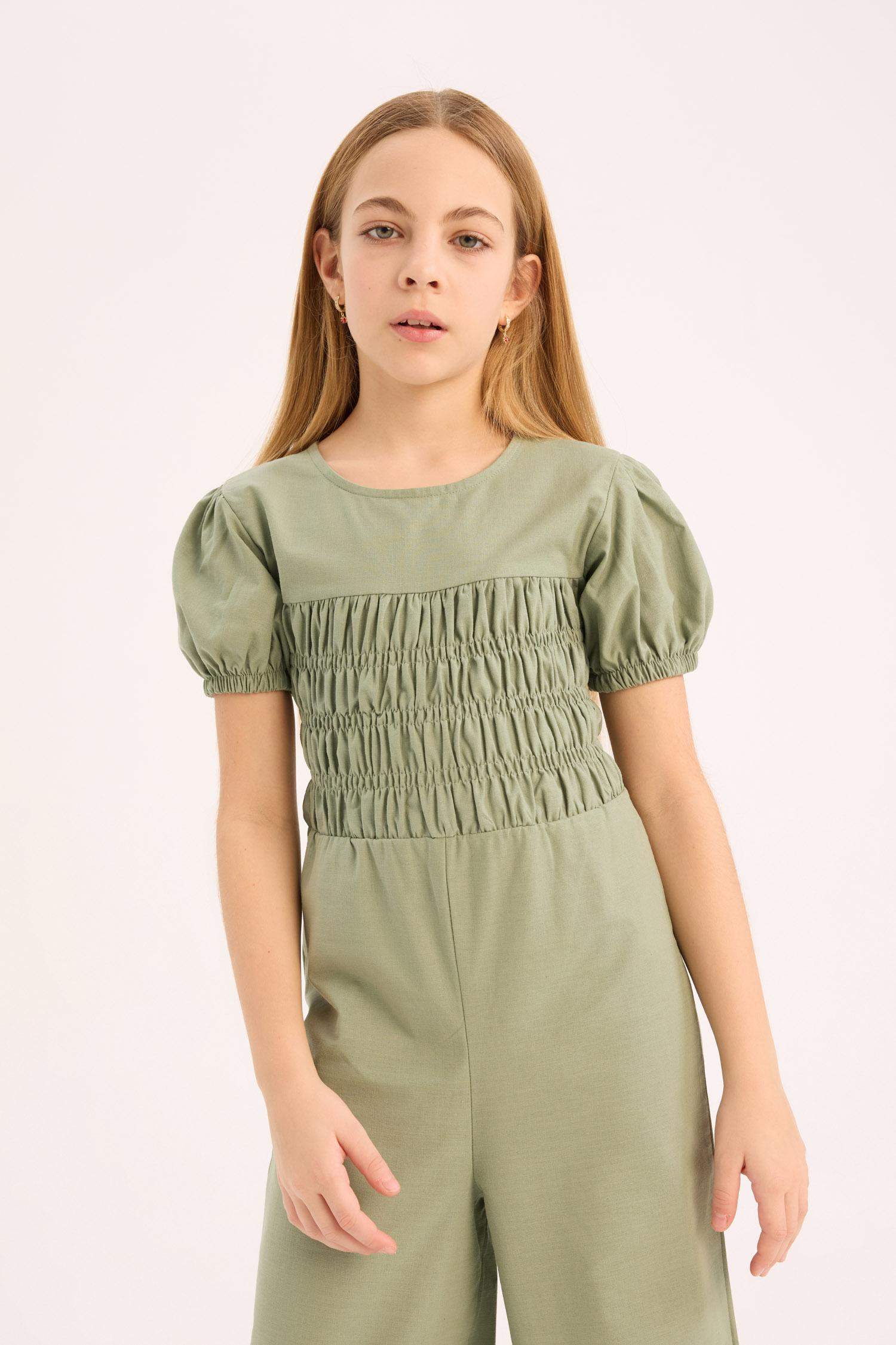 Girl Cotton Jumpsuit