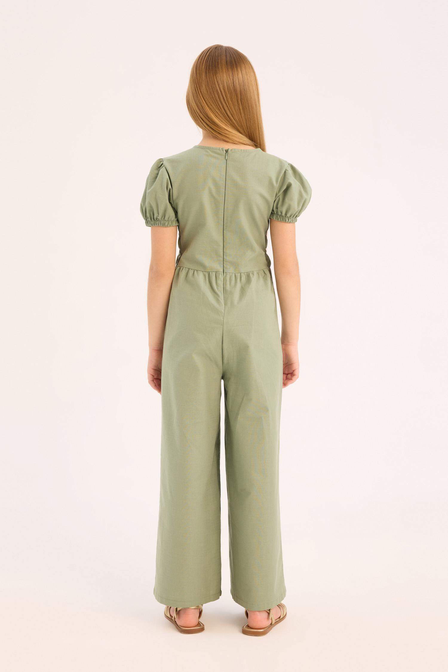 Girl Cotton Jumpsuit